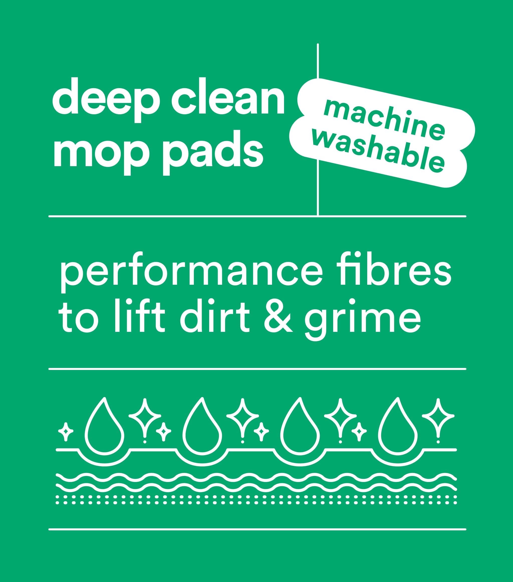Deep Clean Mop Pads 5pk