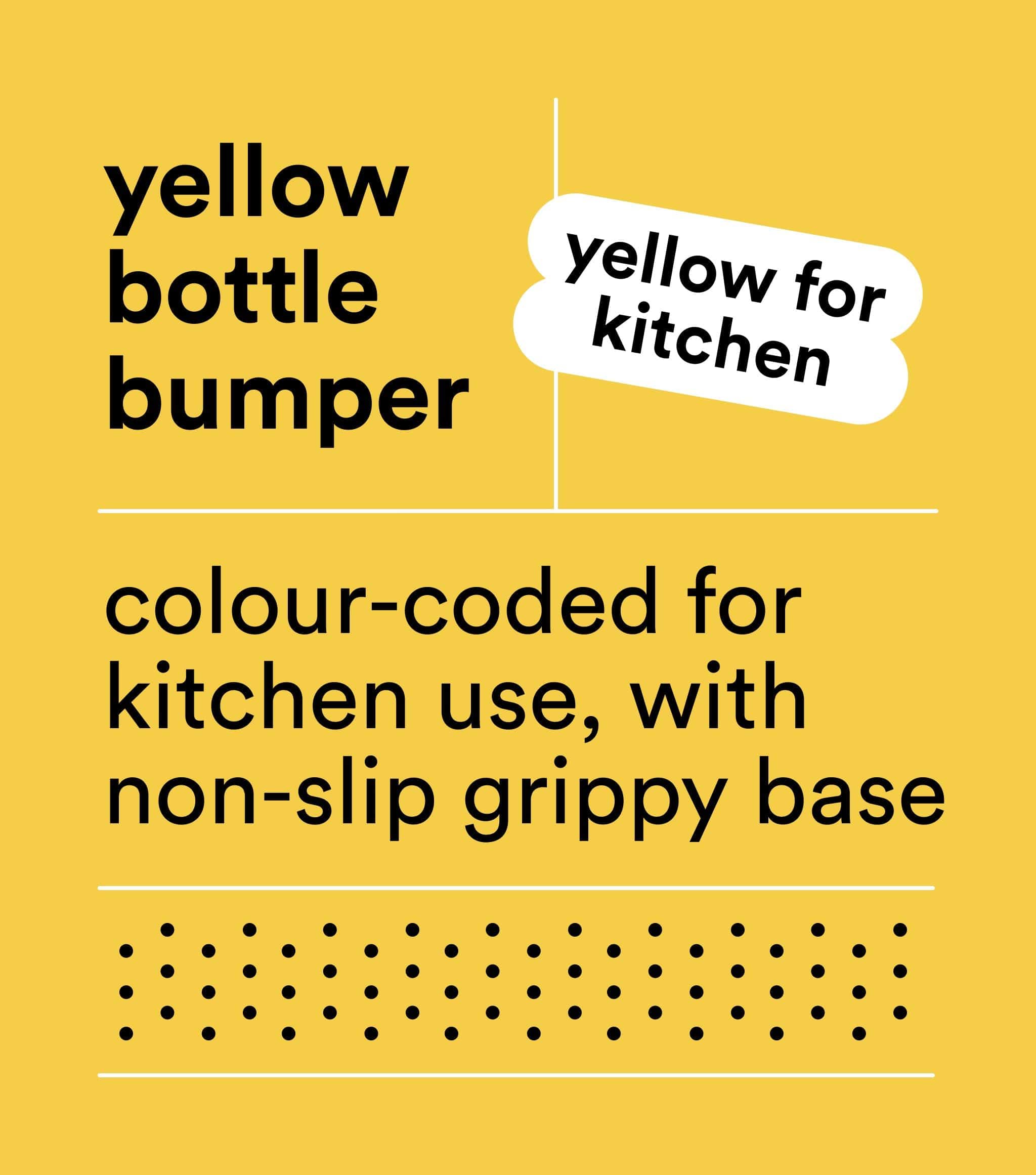Yellow Bottle Bumper