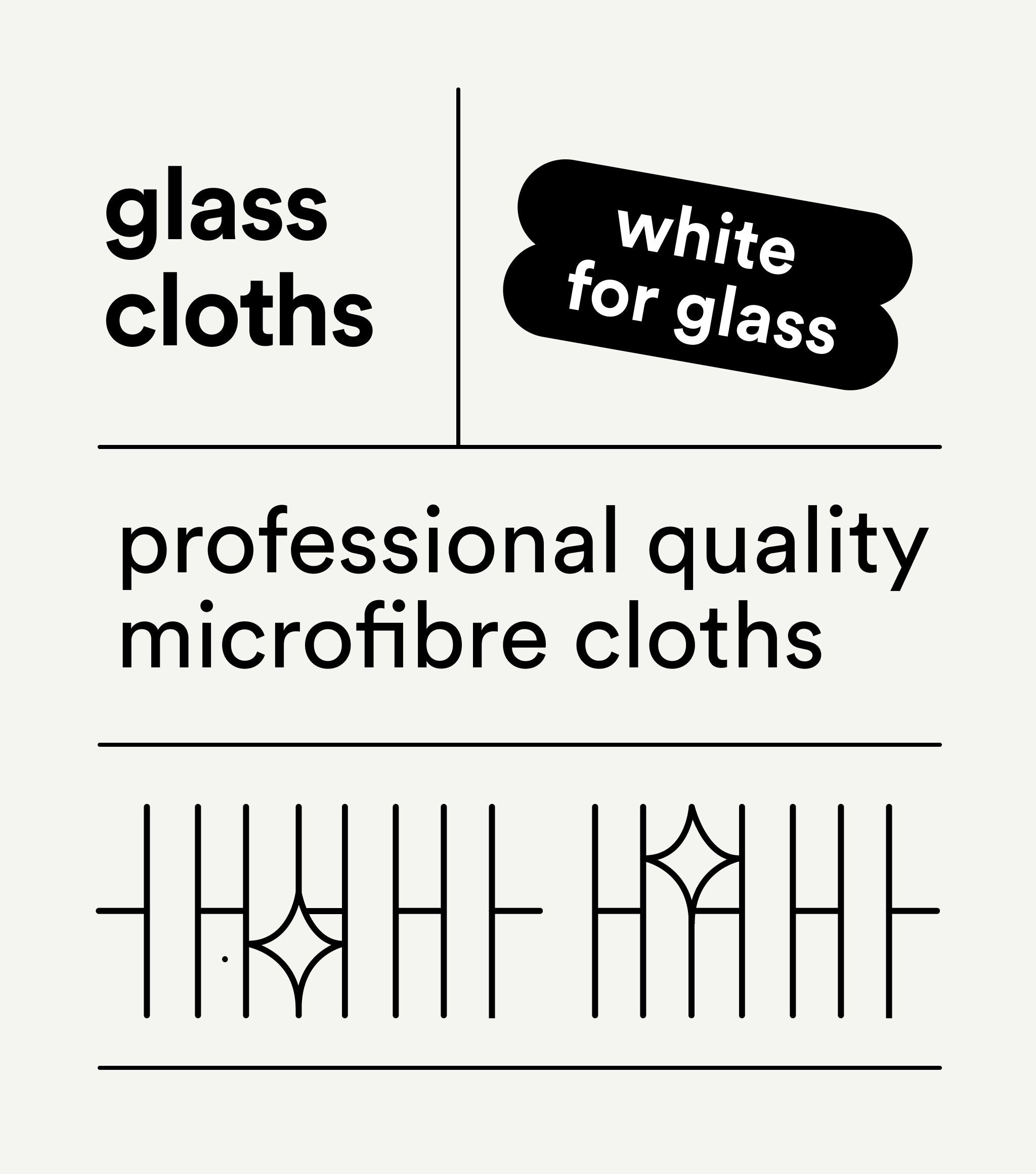 Glass Cloths 3pk