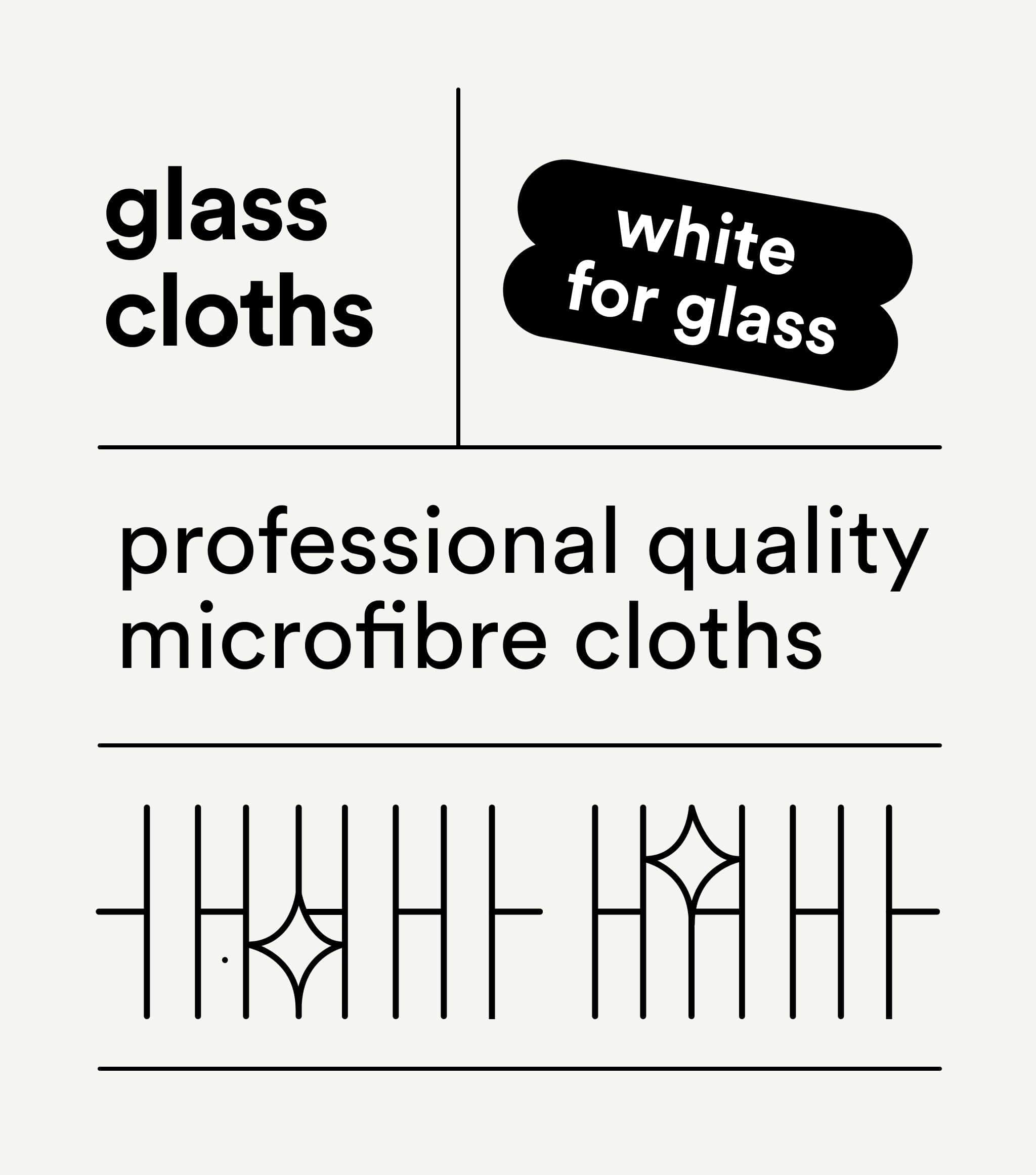 Glass Cloths 3pk