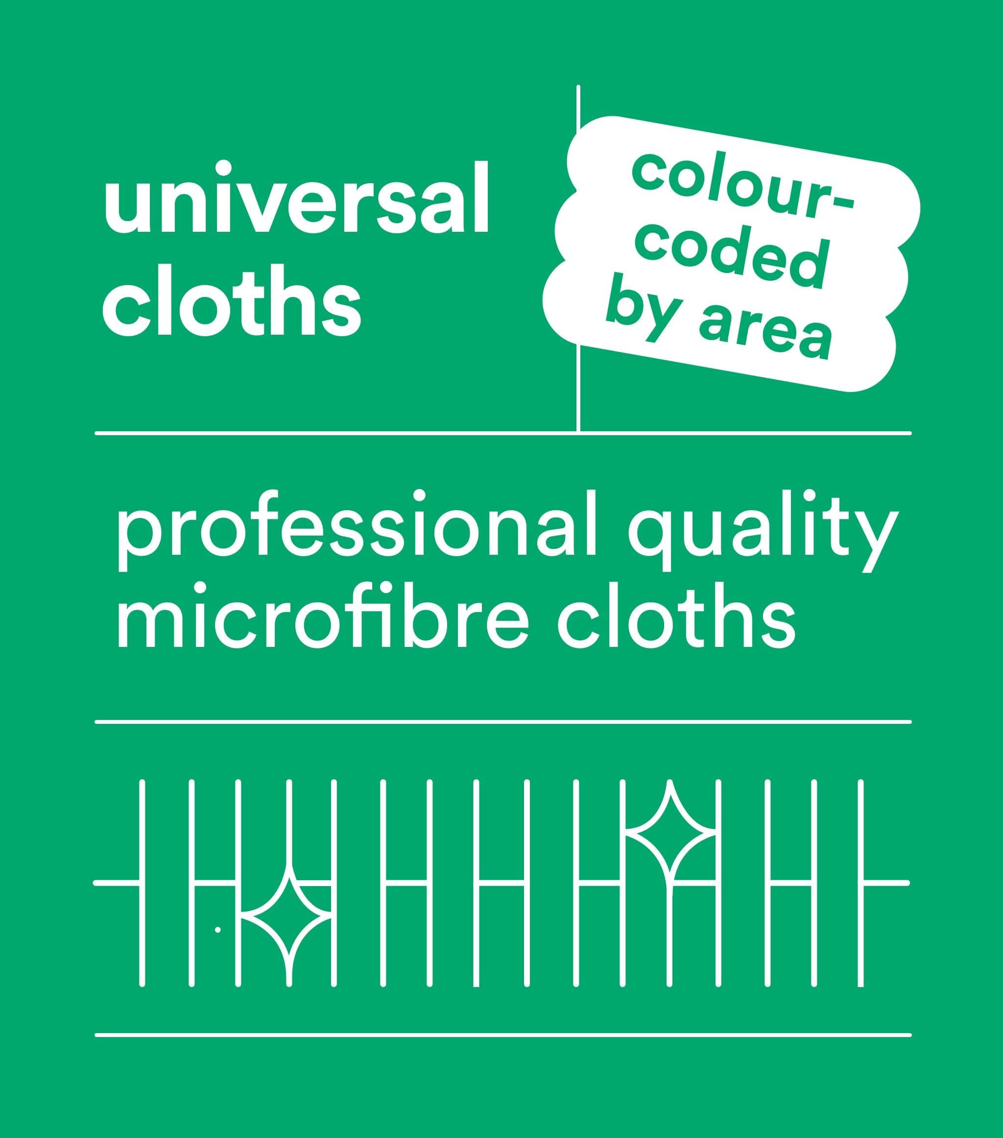 Universal Cloths Mixed 4pk