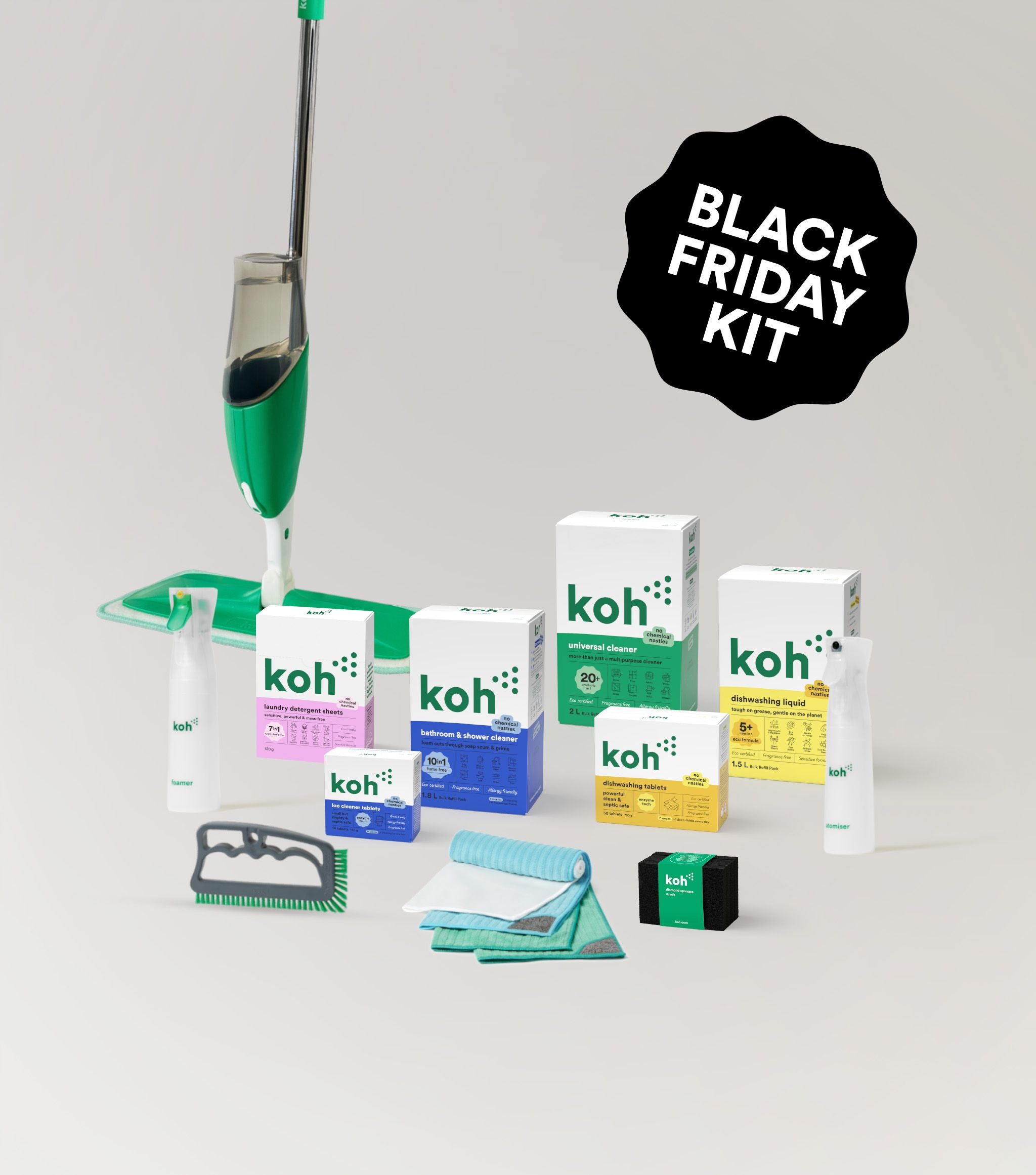 Black Friday Starter Kit | The Ultimate Home Cleaning Kit | Koh