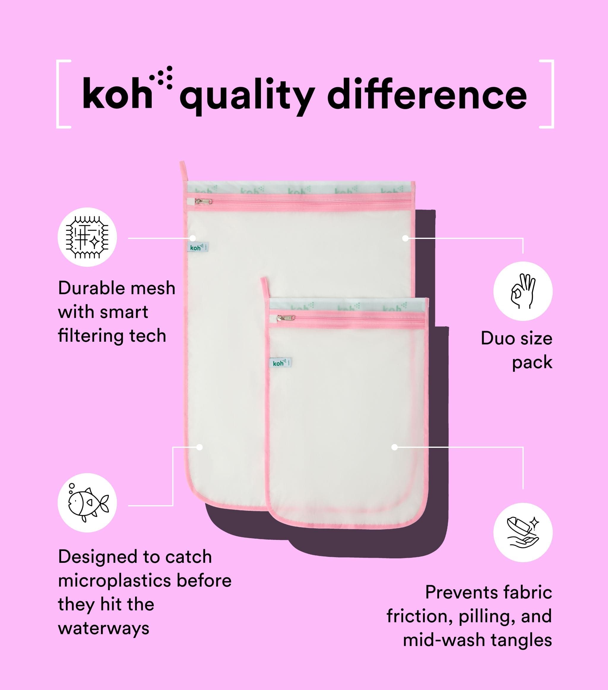 Eco Washing Bags 2pk