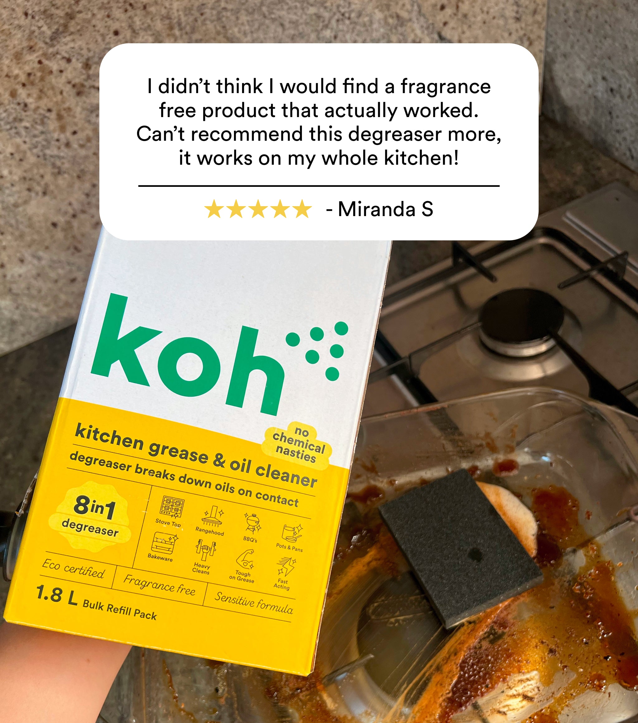 Kitchen Grease & Oil Cleaner Starter Kit