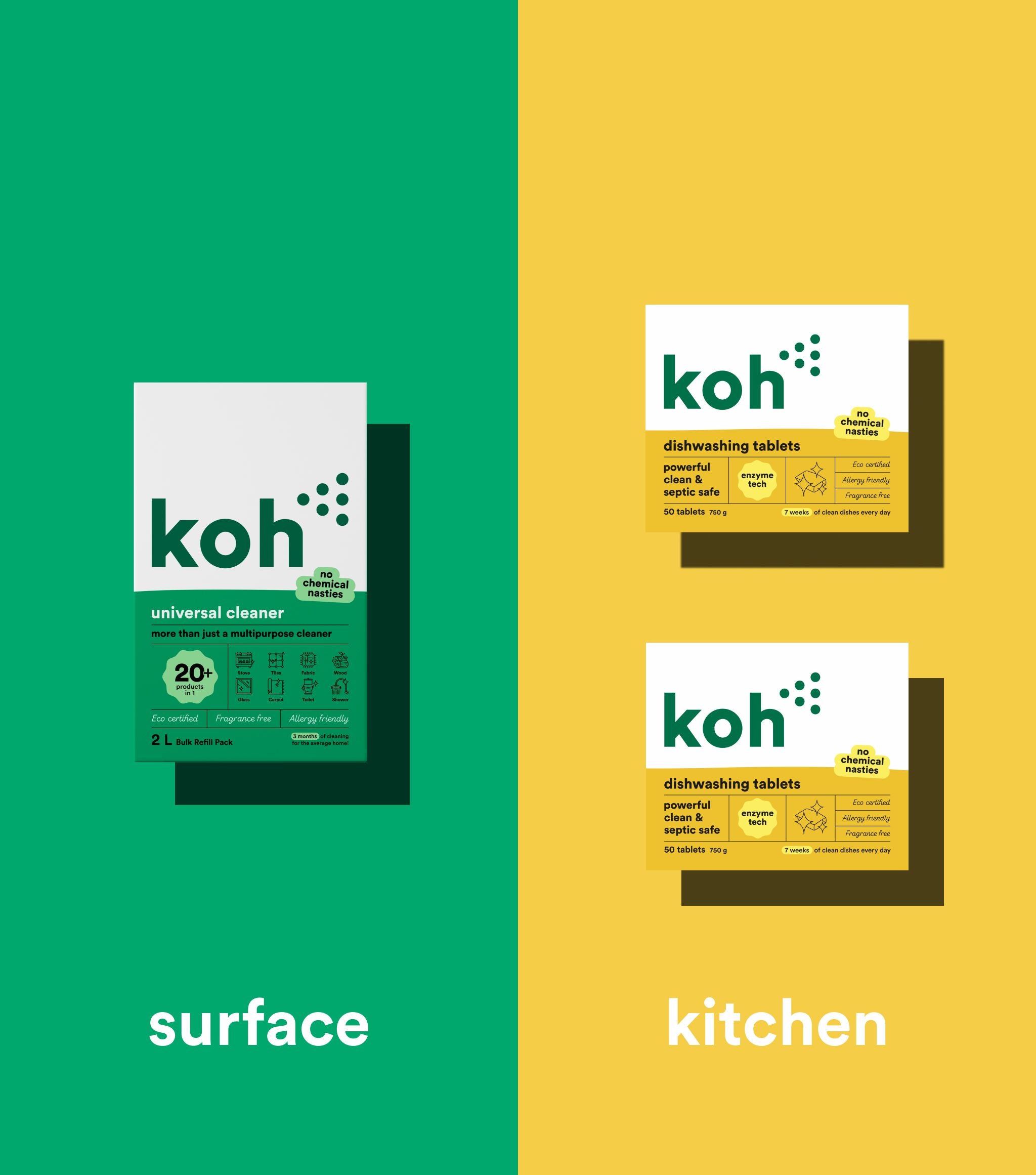 Universal Cleaner + Double Dish Tabs