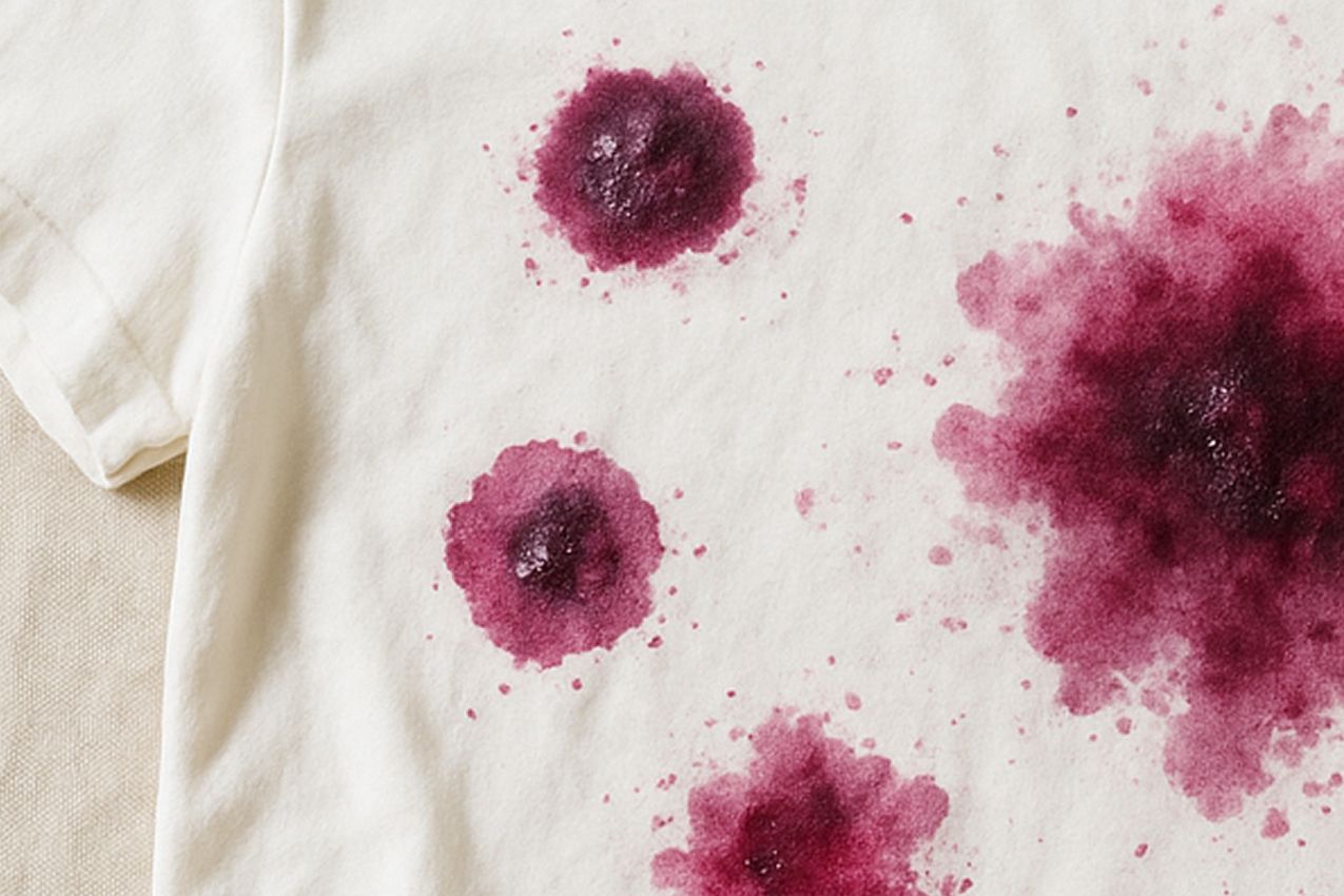 How to clean berry stains from clothes