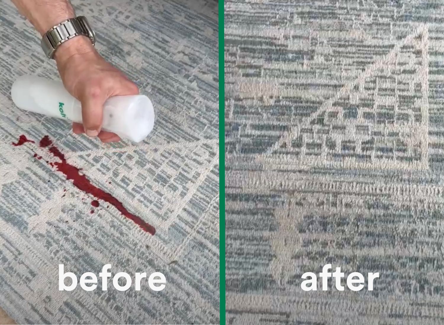 How to clean carpet stains