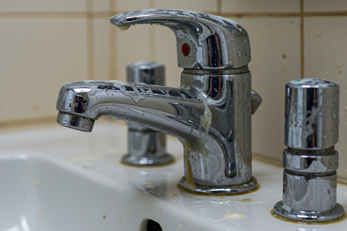 How to clean chrome taps and fixtures