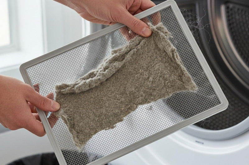 How to clean a dryer lint trap & vent
