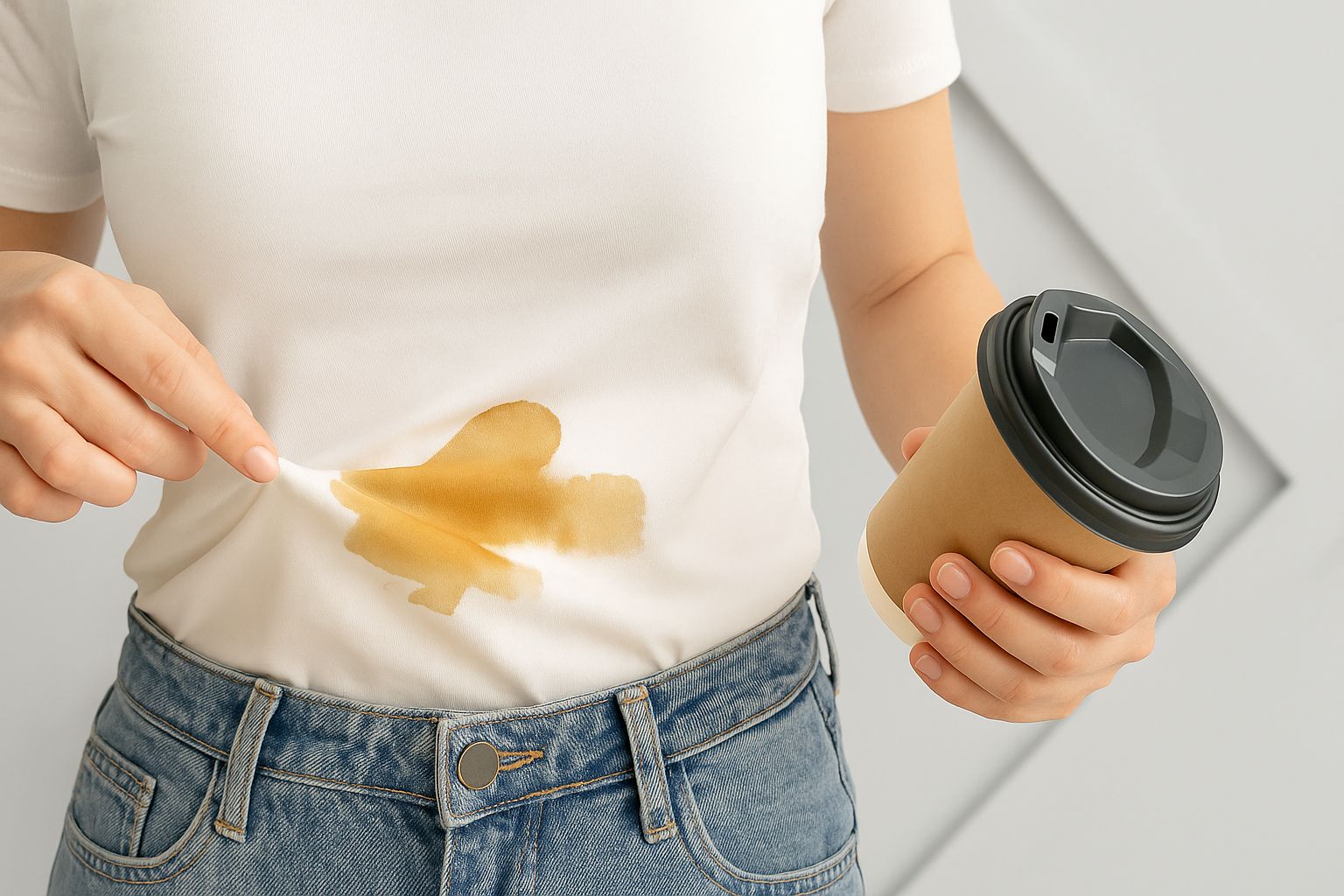 How to clean coffee stains from clothes