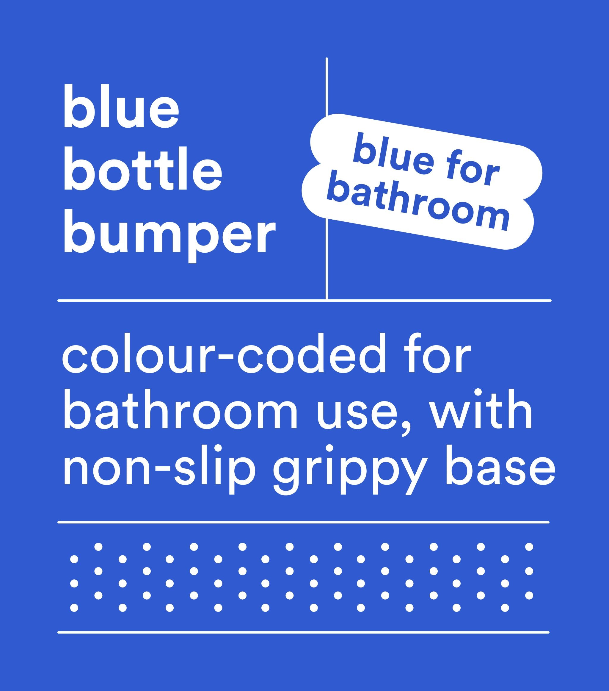 Blue Bottle Bumper
