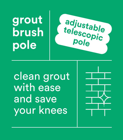 Koh Grout Brush Pole in use