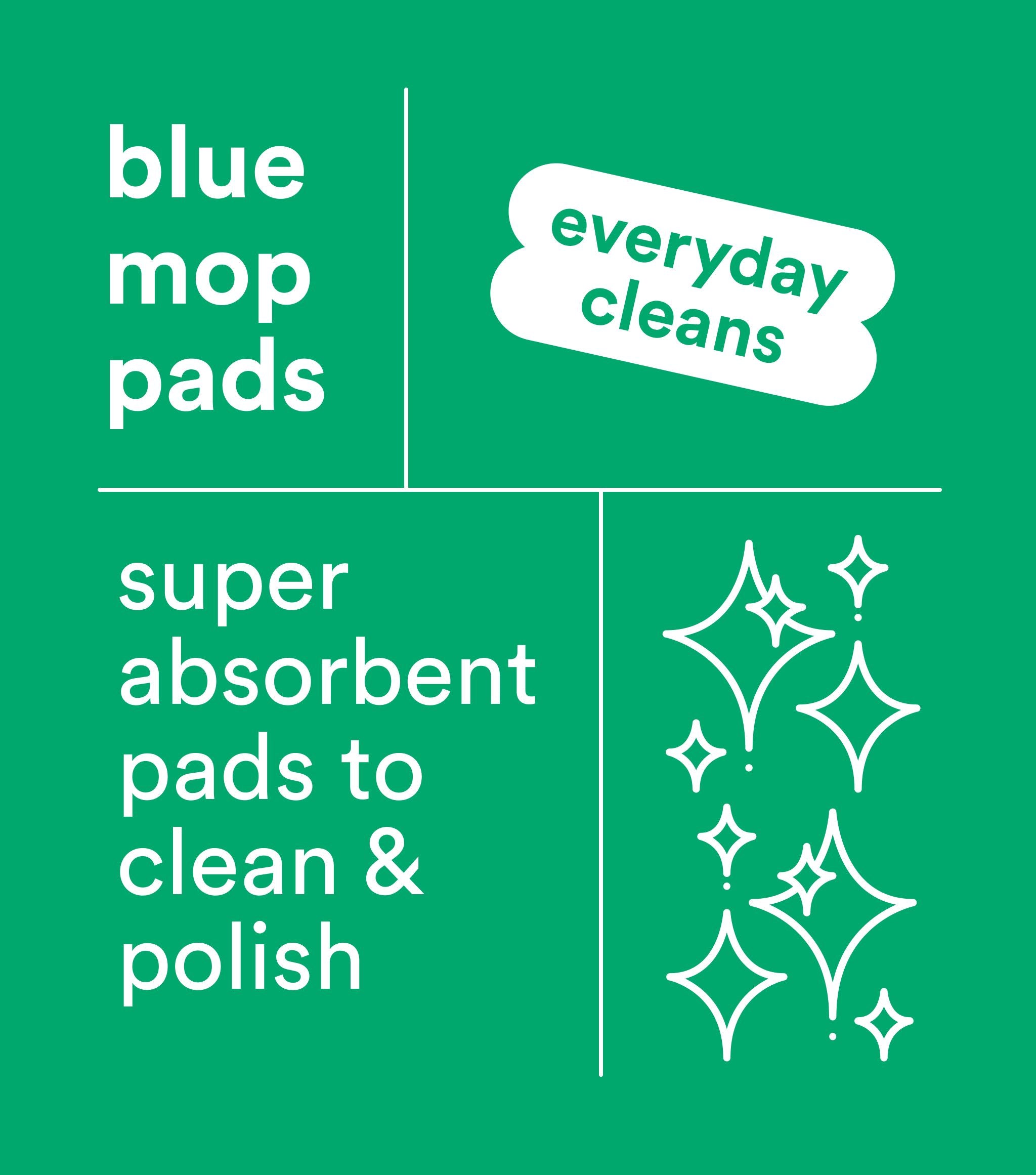 Blue Mop Pads 5pk