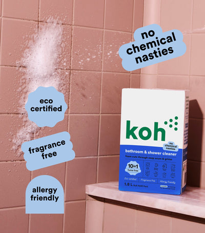 Koh Bathroom & Shower Cleaner brand USPs lifestyle