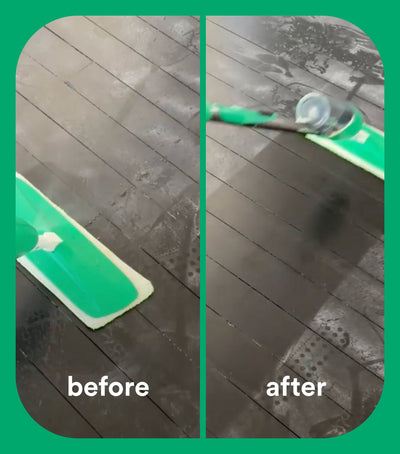 Koh Spray Mop before and after