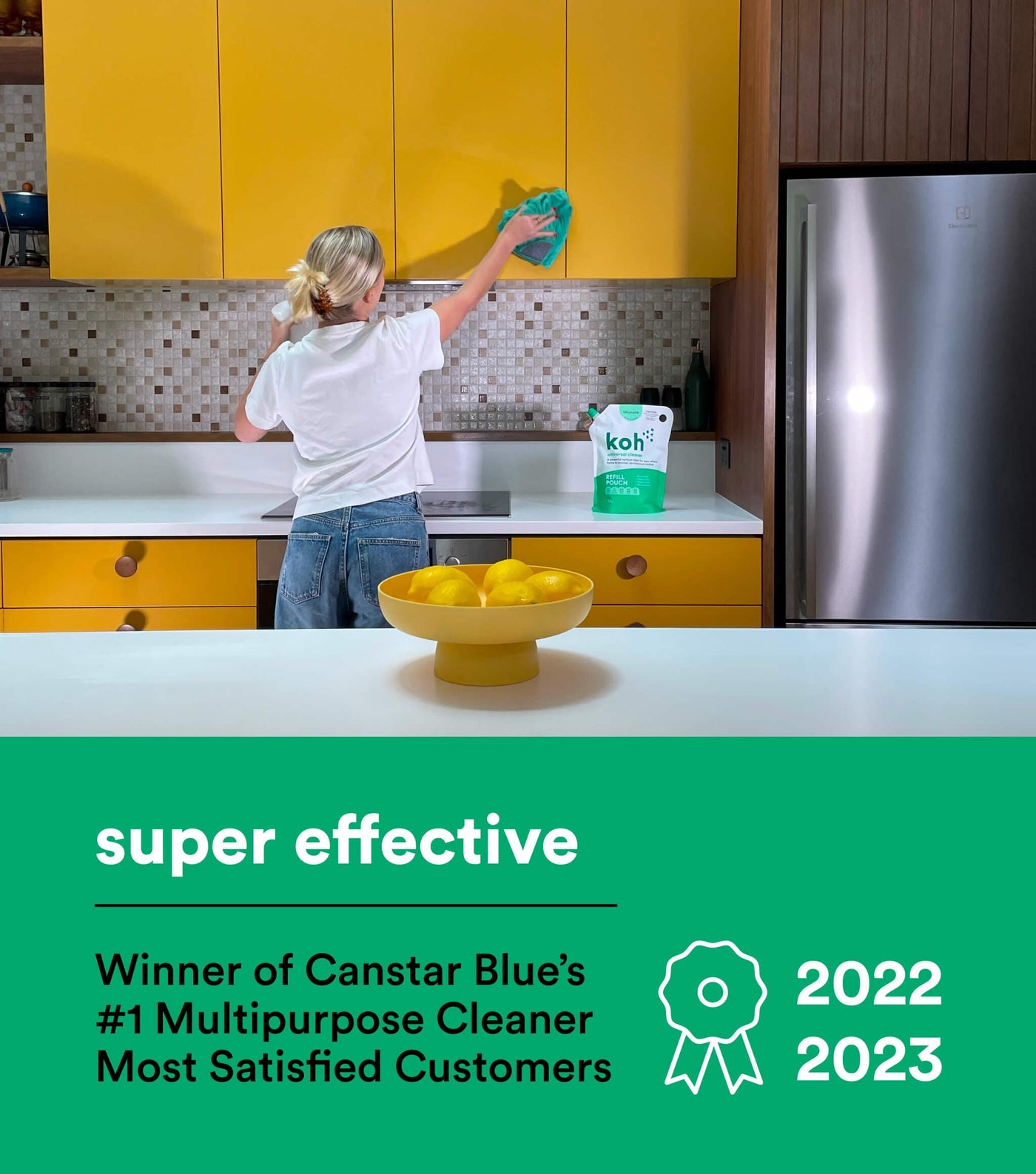 Universal Cleaner 1.8L Pouch Multipurpose EcoCertified Cleaning