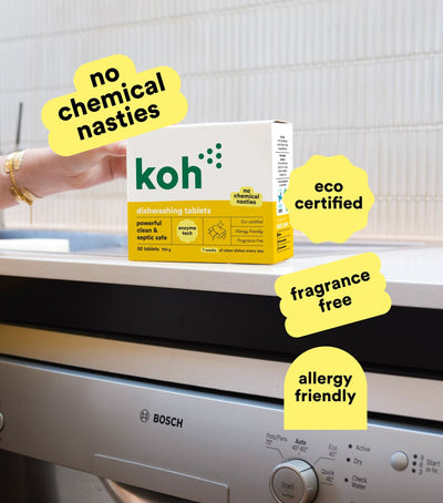 Koh Dishwashing Tablets usage guide