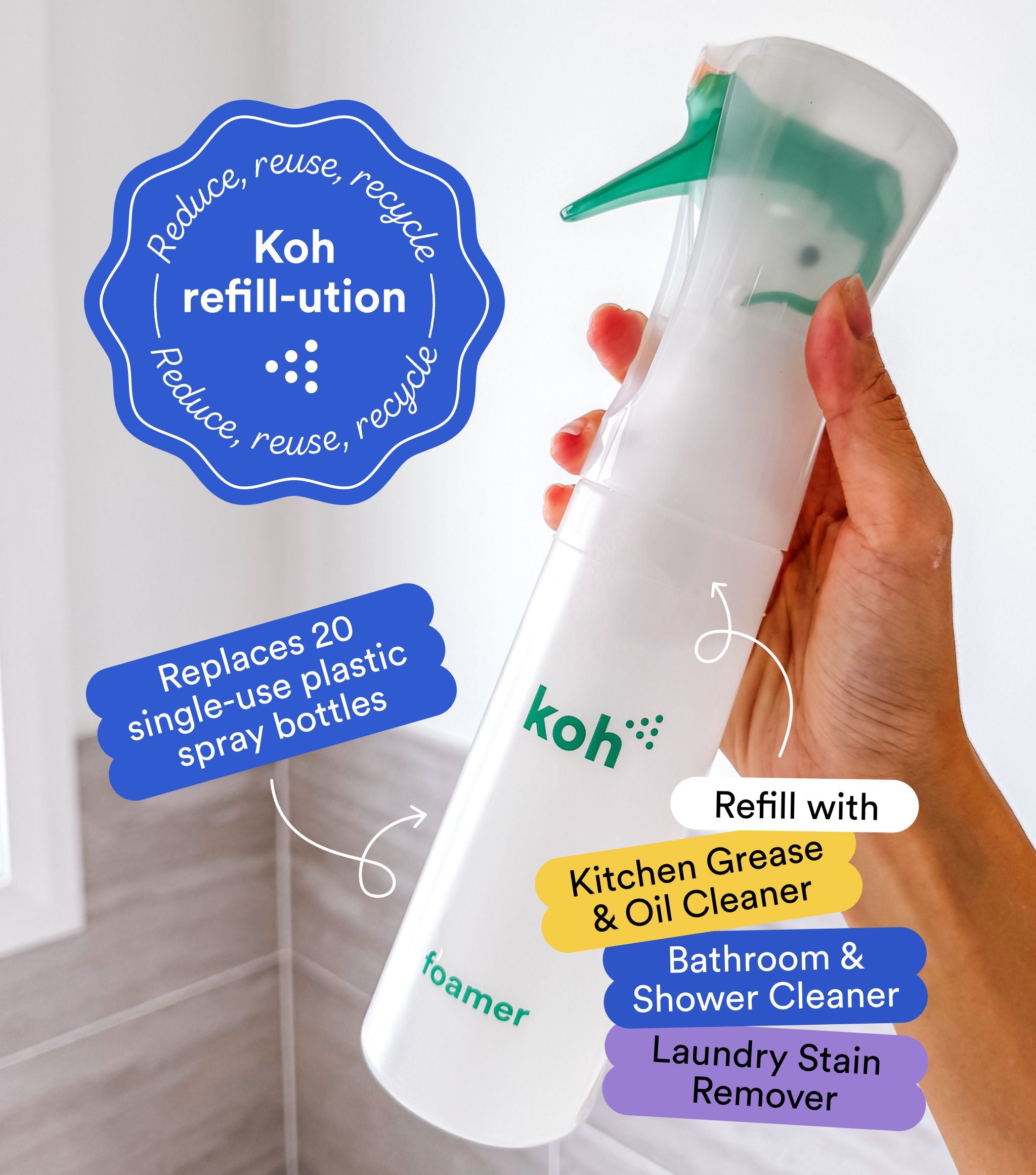 Foaming Spray Bottle