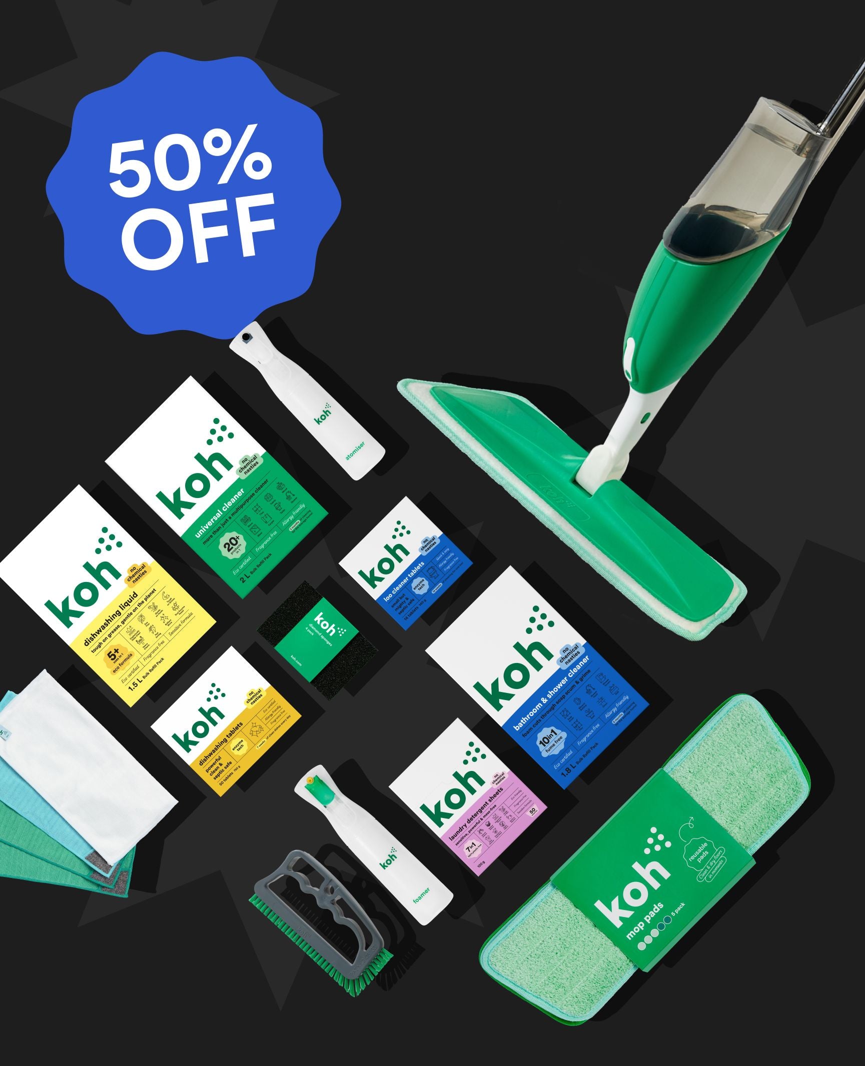 Koh® | Eco-Friendly Multipurpose Cleaning Products & Supplies