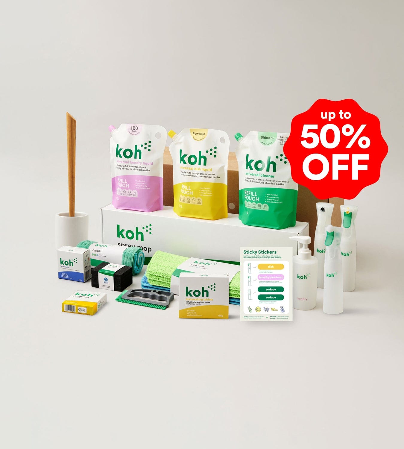 Dishwashing Tablets EcoCertified & Allergy Friendly Koh