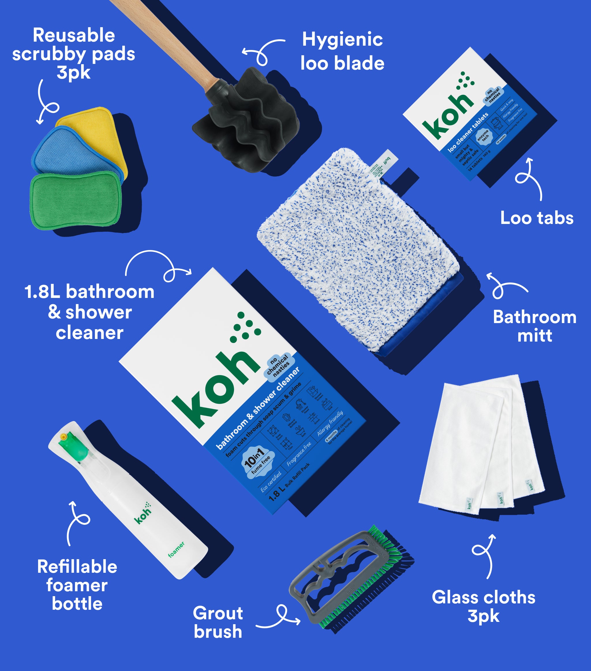 Complete Bathroom, Shower & Loo Starter Kit