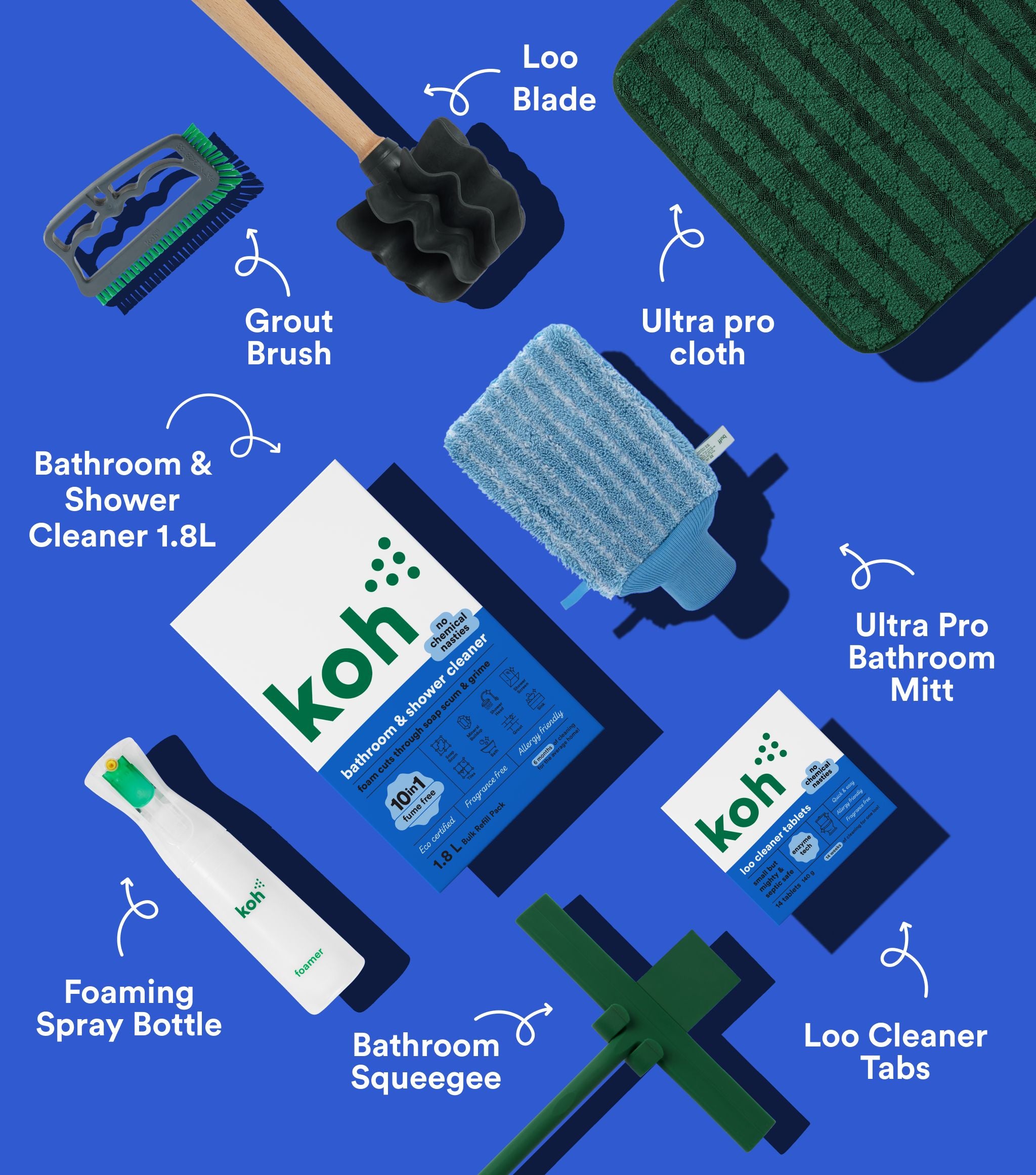 Complete Bathroom, Shower & Loo Starter Kit