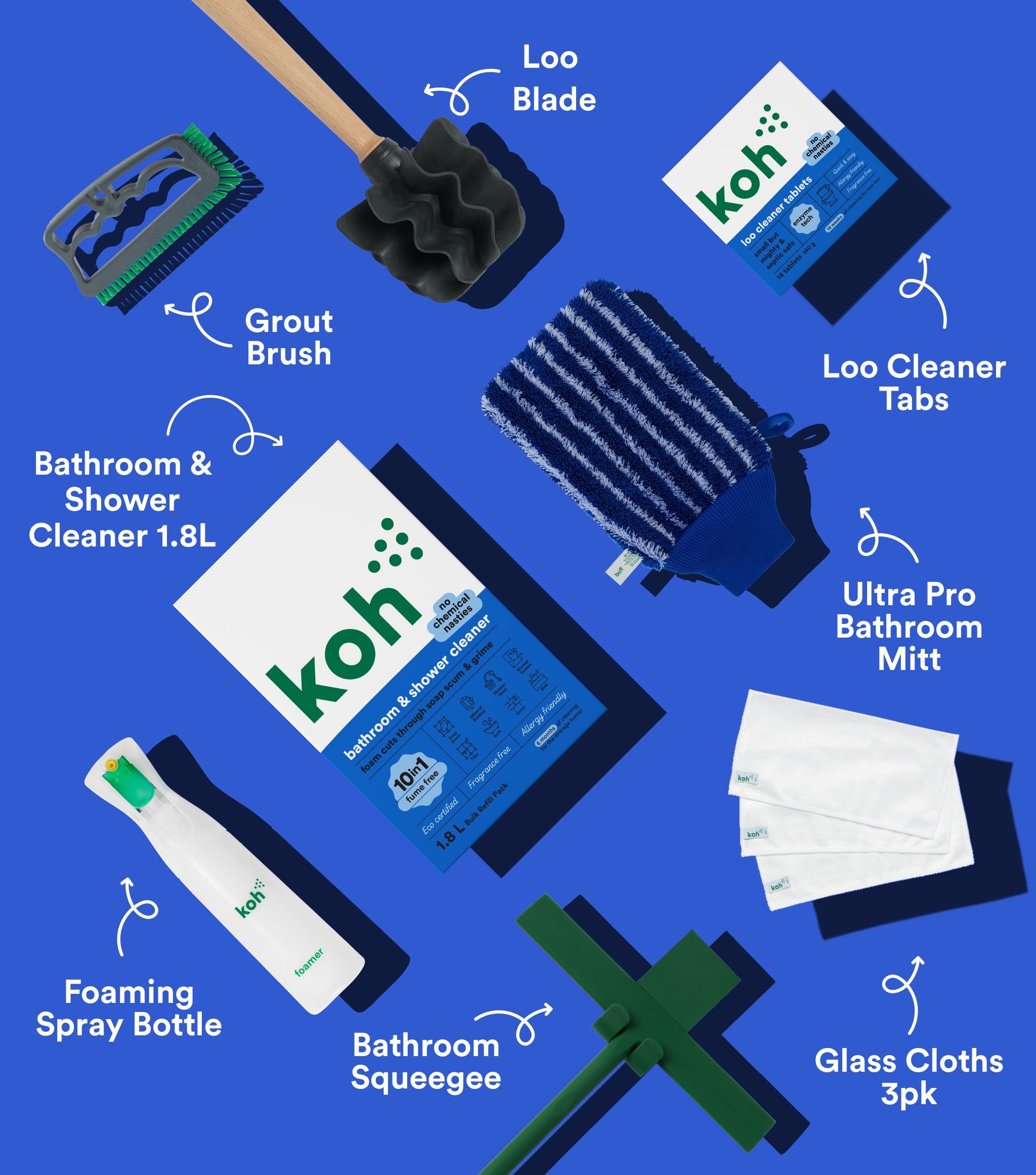 Complete Bathroom, Shower & Loo Starter Kit