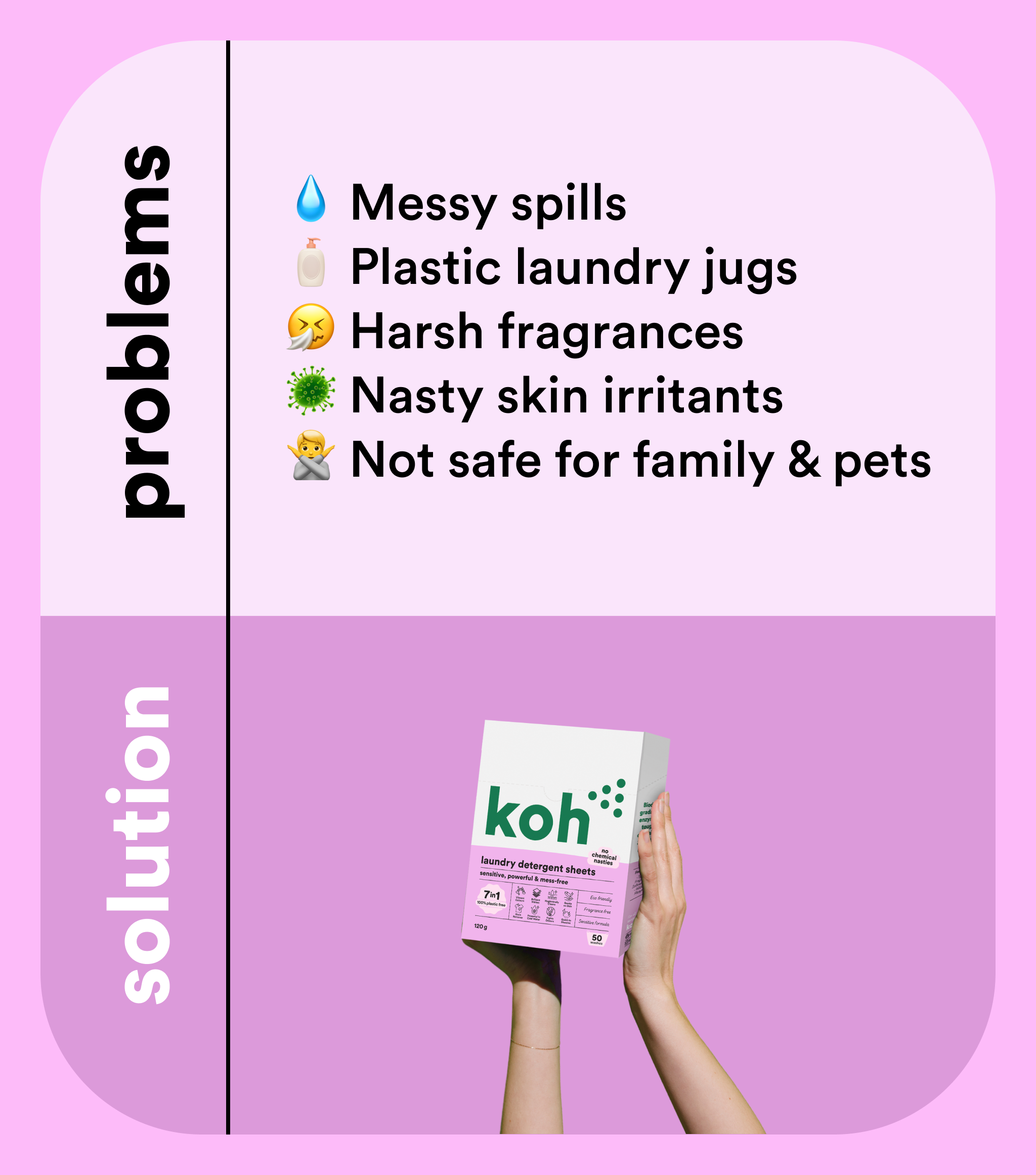Shoe Washing Bag + Laundry Sheets 50pk