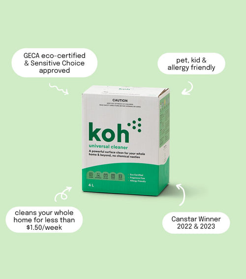 Universal Cleaner Multipurpose EcoCertified Cleaning Solution Koh