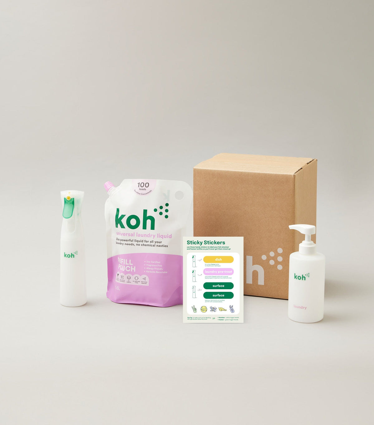 Laundry Starter Kit High Performance AllInOne Liquid Koh