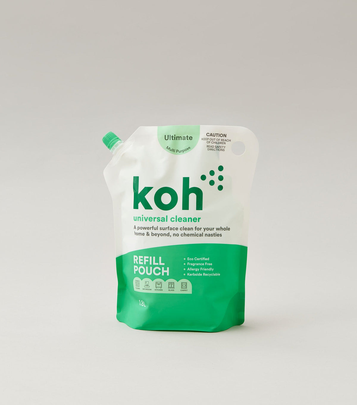 Universal Cleaner 1.8L Pouch Multipurpose EcoCertified Cleaning